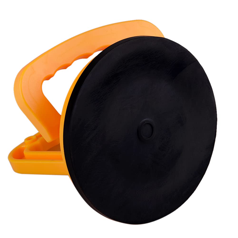 IMT 4.9" Glass Suction Cup Tiles Window Lifter, Power Grip Vacuum Lifter For Glass/Tiles/Mirror/Granite Lifting, Dent Repair Sucker Plate, Double