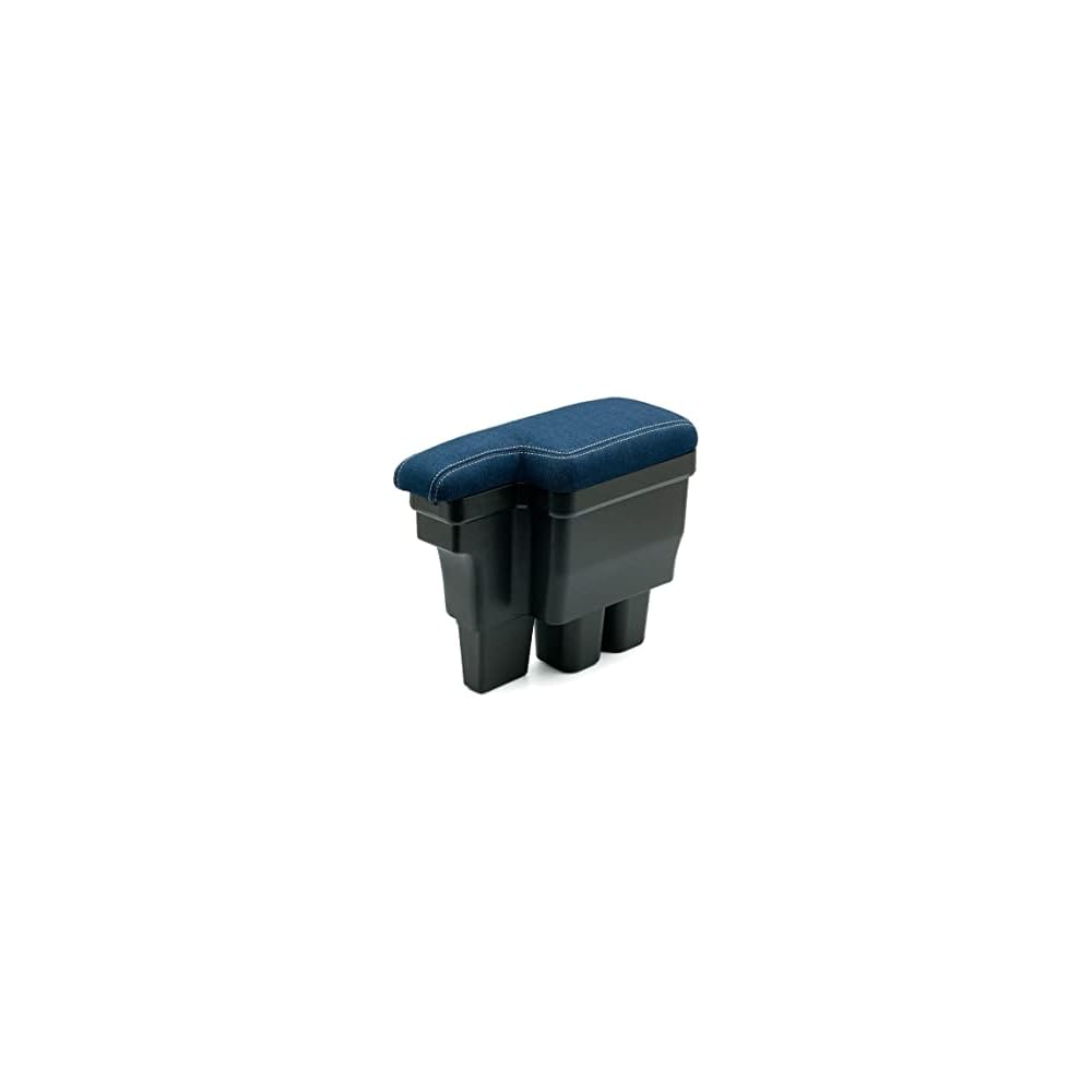 Showa Garage Armrest, Denim, for Jimny JB64 and Jimny Sierra JB74, Indigo Blue/Light Blue (Indigo Blue)