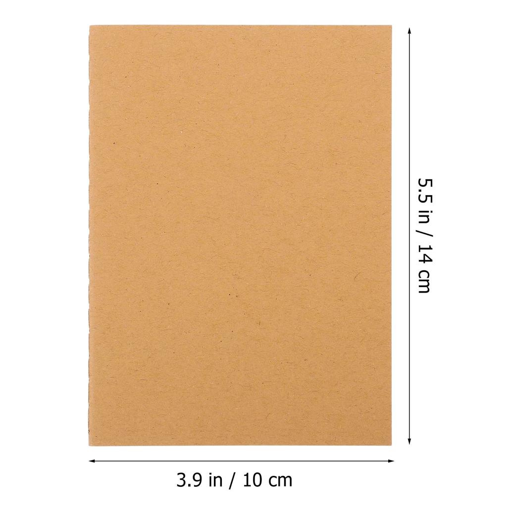 NUOLUX Blank A6 Perfect for Memo Craft Antique Blank 12 Pocket 14x10cm Notebook, Pads, Diaries, Memorials, Style, Pages, A6, Sizes,