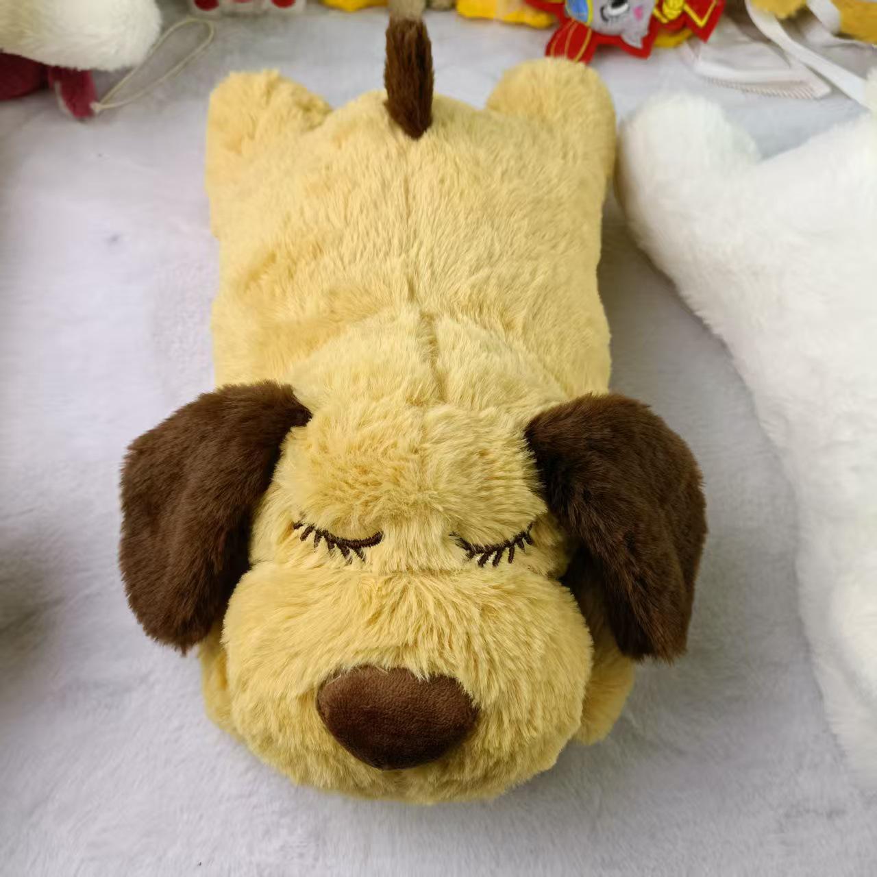 

Puppy Heartbeat Plush Toy: Soothing Companion for Dog Anxiety 38x20x14 cm оранжевый