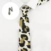 Fashionable Leopard Print Neck Tie For Men And Women Unisex Decorative Tie For Office And Party Gathering Accessory