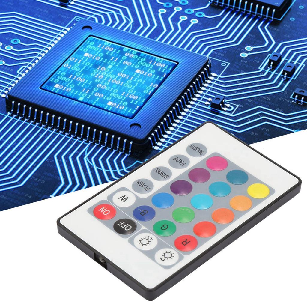 5V 24 Key RGB LED Light Strip Wireless Remote Control USB 6A Lamp Effect IR Controller