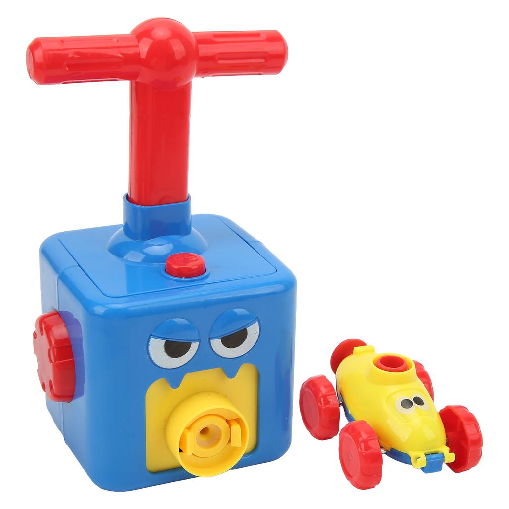 Kids Balloon Powered Cars Press Type Manual Pump Balloon Car Science Experiment Toy