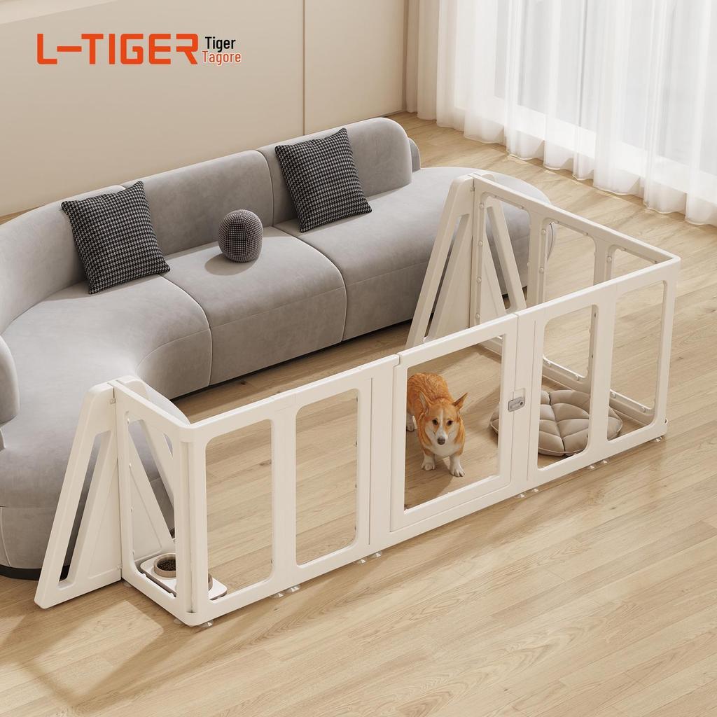 60CM High Transparent Indoor Dog Fence - Flexible Barrier for Small Pets