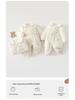 Autumn/Winter Baby Girl Cotton Jumpsuit - Thick, Warm Newborn Romper