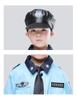 KIRI Kids Police Officer Cosplay Costume for Halloween, Boys' Police Uniform, Size Small, Blue
