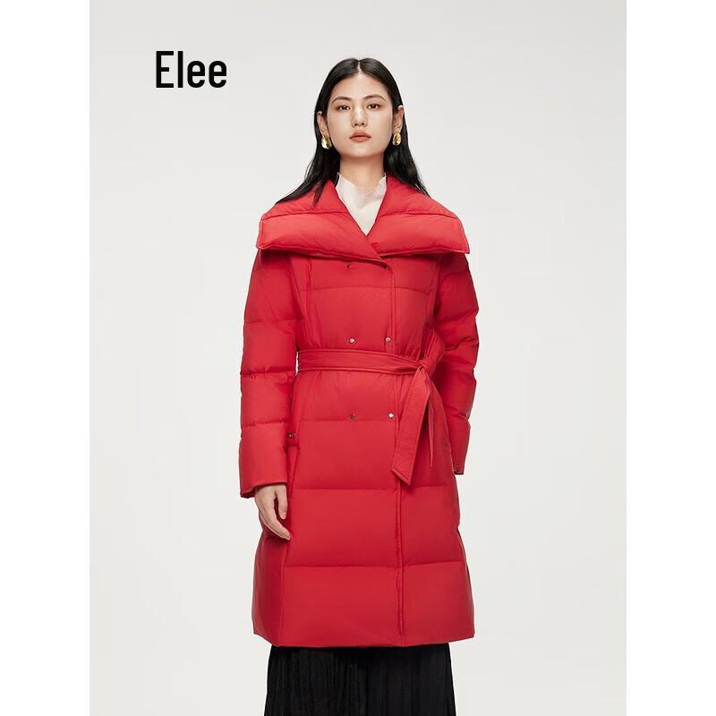 Elleci 2025 Einfache Lange Daunenjacke für Damen 6024201134