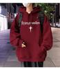 Men's Trendy Hooded Sweatshirt, Loose Fit, Letter Print, Versatile Spring/Autumn Jacket, 2024 Hong Kong Style.