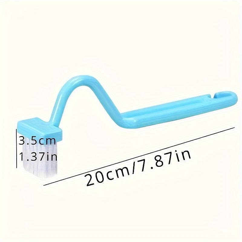 Toilet Brush with Extended Handle, V-Shape Plastic Dead End Cleaning Brush for Bathroom And Outdoor Use