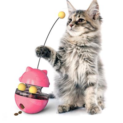 Suministros para mascotas Vaso para gatos Juguetes educativos Juguetes de autoentretenimiento Bola de comida con fugas