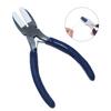 Carbon Steel Pliers Plat Nose Pliers DIY Tools for Beading Looping Shaping Nylon Nose Pliers Double Nylon Jaw Pliers