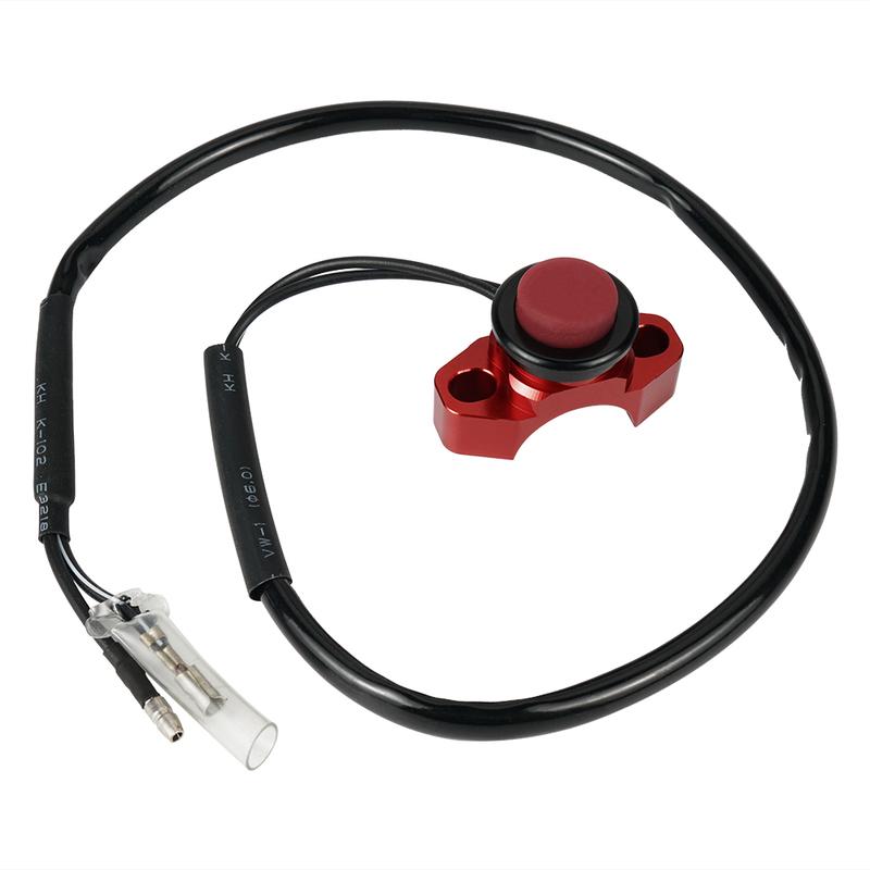 Engine Stop Start Kill Switch Red Push Button For KTM EXC EXCF Yamaha YZF YZ Honda CR CRF Kawasaki Suzuki BMW  Husqvarna Gas Gas