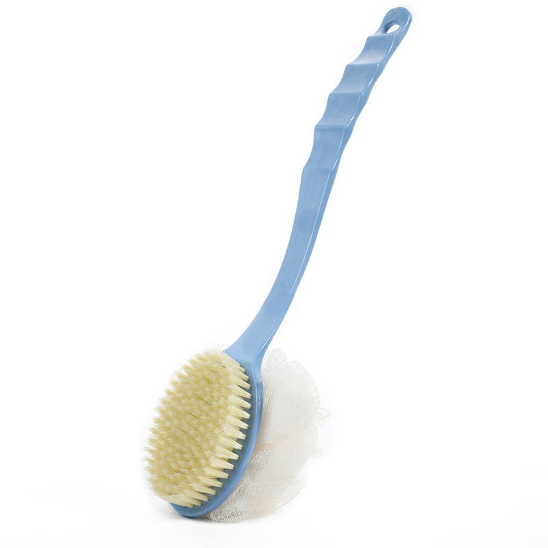 Old 90g Double-Sided Bath Brush, Creative Long-Handled Back Scrubber, Multi-Purpose Household Bath Tool