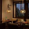 Creative Retro Hemp Rope Pendant Lights Industrial Style Iron Hanging Lamp Woven Design Cafe Lighting Bedroom