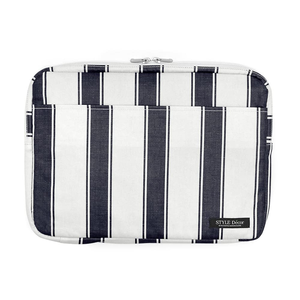 STYLE Decor PC Stylish and for Laptops Simple Stripe Includes a Set of 2 Adult Case, Cute, (Medium, 13.3 inches), Design, Navy, W0706910-NVL2511.
