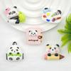 Cartoon Bear Resin Accessories: DIY Hair Clip, Phone Case, Water Cup, and Fridge Sticker Materials