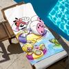 D-Diddl-l Cartoon Towel Large Quick-Drying Microfiber Soft Beach Towel for Travel Fitness Sauna Bathing Camping