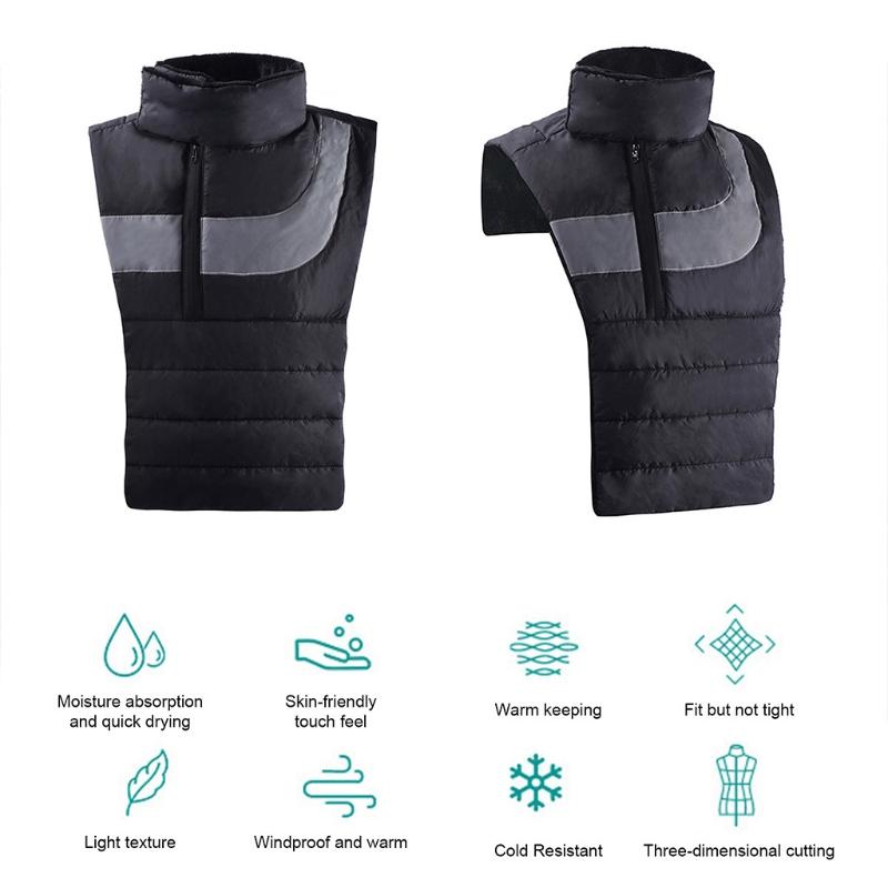 Elder Gift Water Repellent Scarf Skiing Vest Wrap for Neck and Shoulder Back Winter Neck Warmer Outdoor Hikers Elder