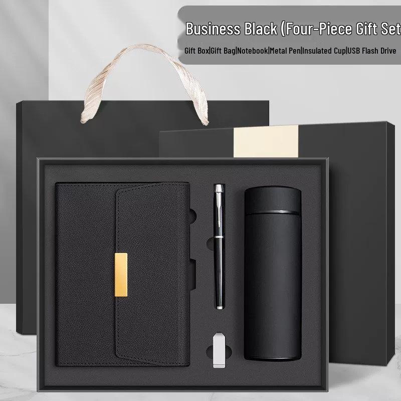 Customizable A5 Notebook Gift Set with Logo Printing - Corporate Business Souvenir