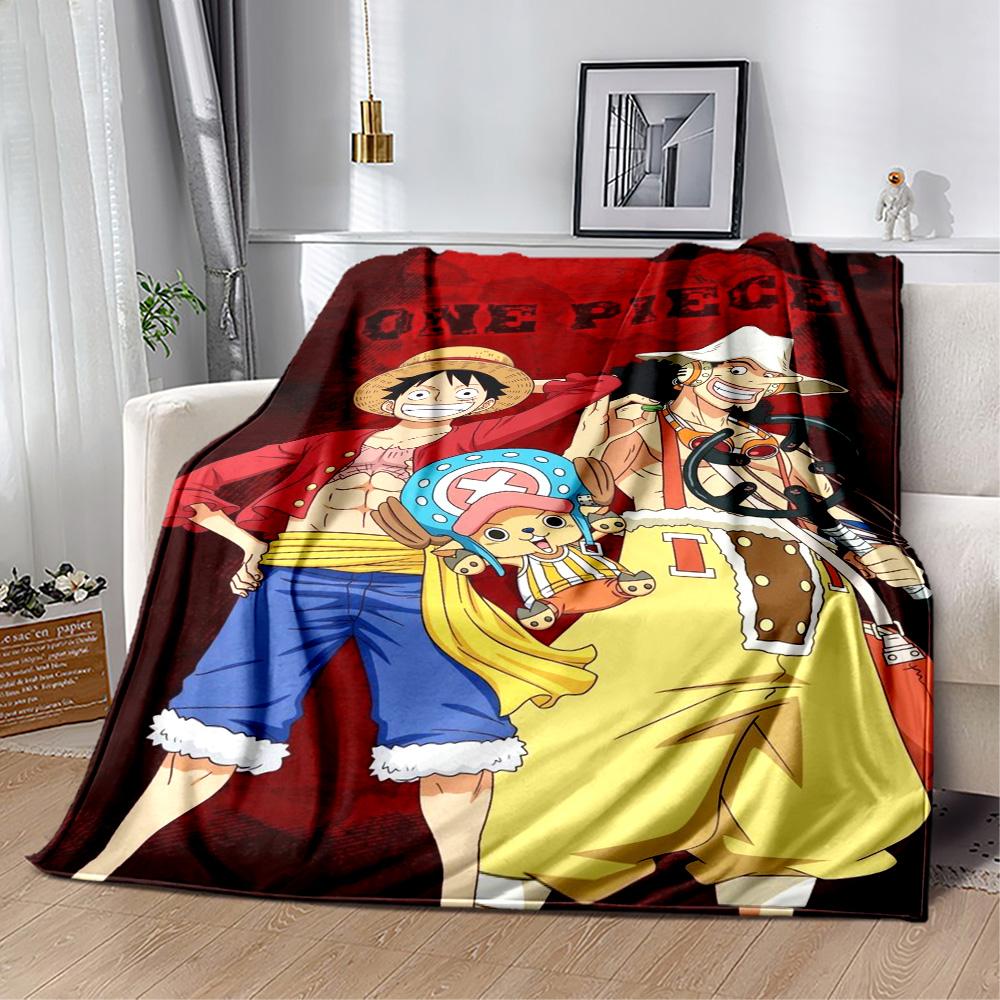 One Piece Adventure Suitable Blanket for Offices, Travel, Living Rooms Also a Good Gift for Friends and Family Suitable for All Seasons.