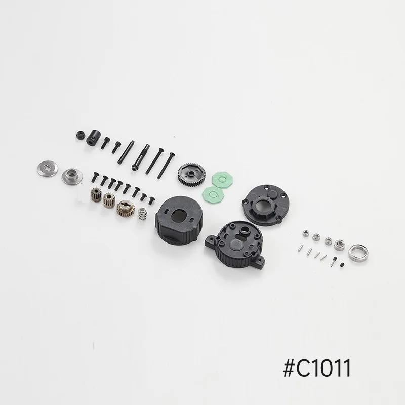 FMS 1/10 Atlas RC Truck Car Parts Front Bumper Main Gear Box Set Light Cup Shock Absorbers