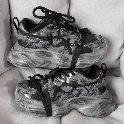 2024 Trendy Men's Black Dad Shoes: Winter Sports & Height-Boosting