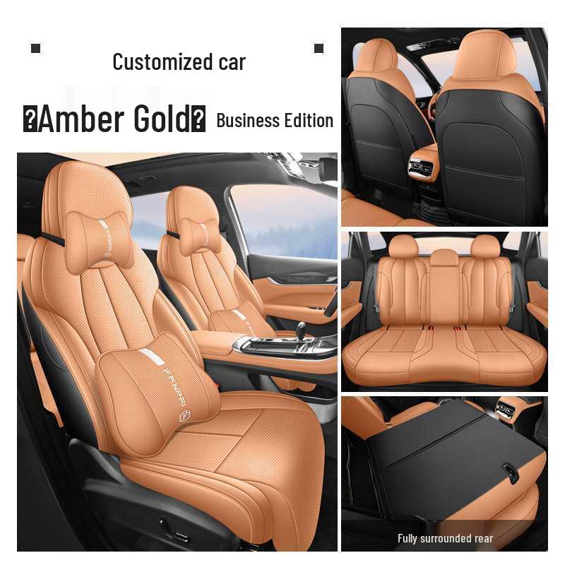 All-Season Seat Covers for Fourth-Generation Geely Boyue L - Full Coverage, Fits 25 Models