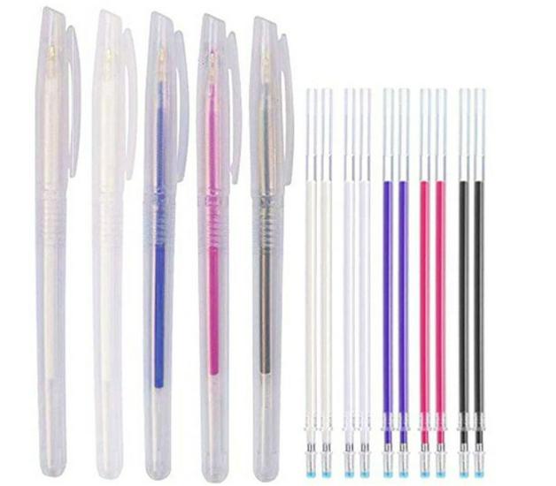 High Temp Vanishing Marking Pen & Refill Set for Leather Sewing