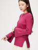 Mira Owen Flared Rib Knit 09WNT224046 Pink Women's