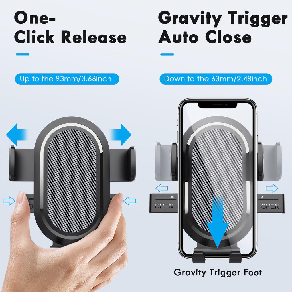 ML229 Saugfußhalterung Ausziehbarer Arm Verstellbare Handyhalterung für Armaturenbrett/Windschutzscheibe