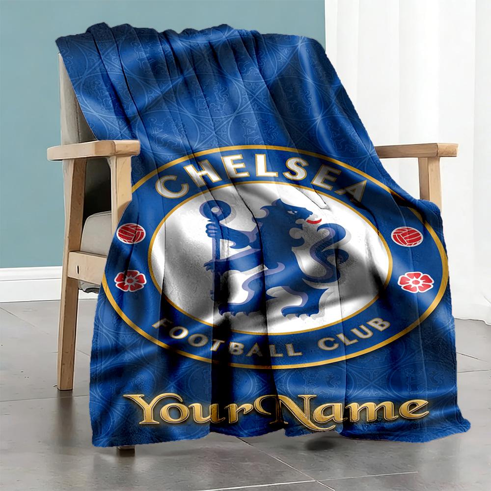 Chelsea Personalized Name Blanket Cozy Personalized Blanket Ultra-Soft for Home Decor Bedding Seaside Picnics Ideal for All Seasons