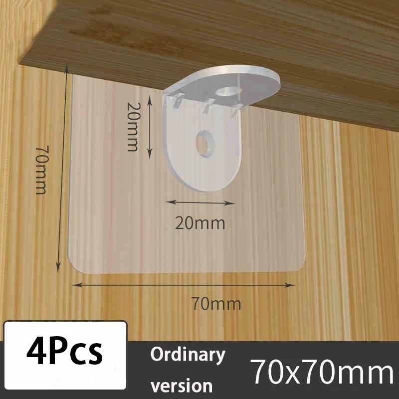 

Silicone rubber Fixed Pallet Board With Nail Free Adhesive Bracket For Shelves Wardrobes Cabinets Layered Movable Partitions