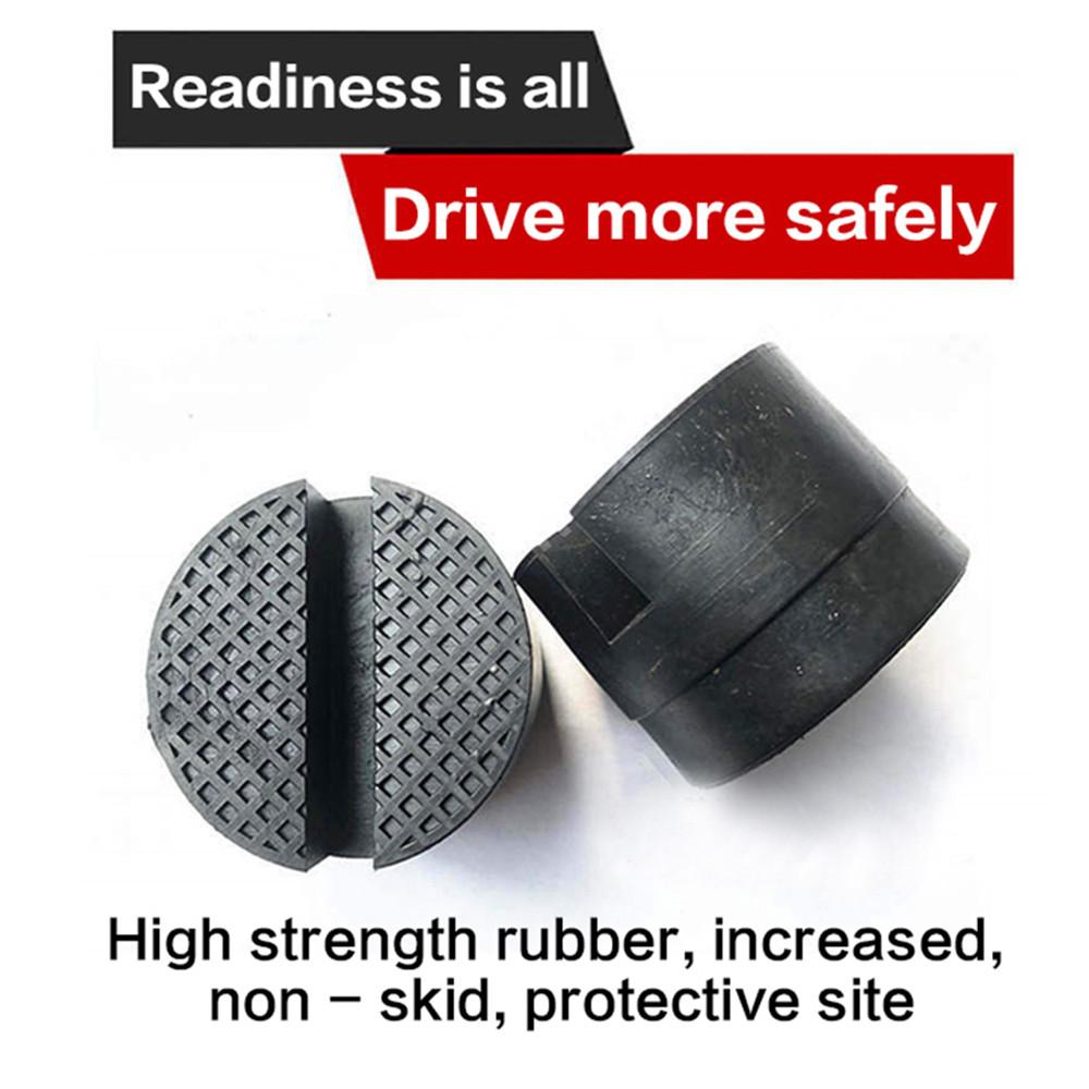 1 Pc Car Rubber Lift Jack Stand Pad Rubber Slotted Frame Adapter Jacking Tool Pinch Weld Side Lifting Disk For Mercedes For BMW