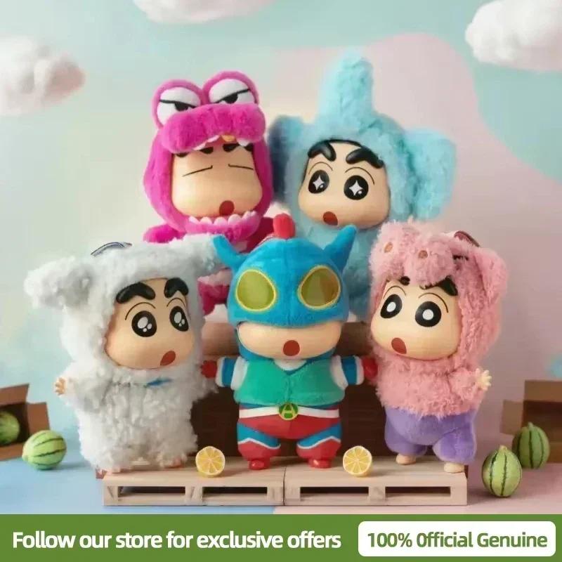 TOPTOY Crayon Shin-Chan Sürpriz Kutu Kostüm Partisi Serisi Vinil Bebek Anime Aksiyon Figürü Gizemli Kutu Koleksiyon Model Oyuncak Hediye