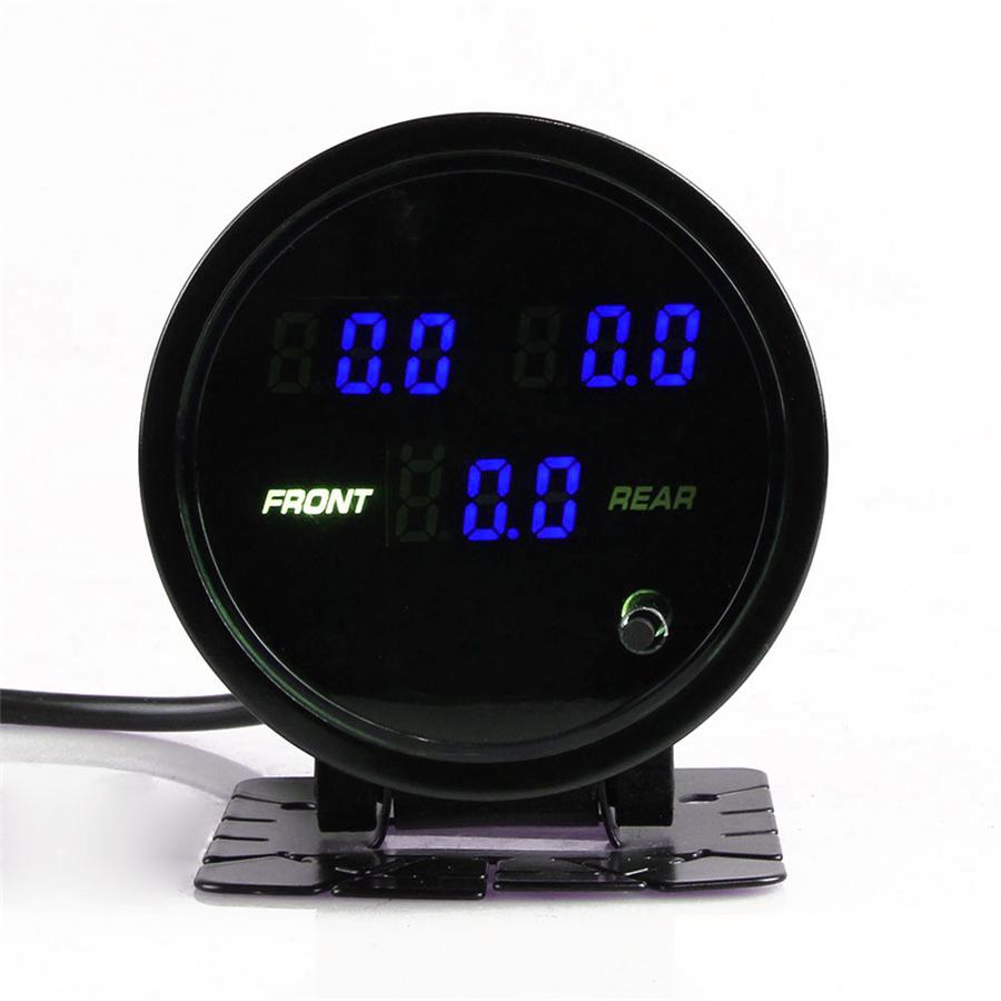 12V Air Pressure Gauge Car Motorcycle Air PSI Meter 60mm 2.5inch Turbo Boost Gauge Controller 5pcs 1/8NPT Electrical Sensors