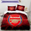 3pcs Duvet Cover Set (1*Duvet Cover + 2*Pillowcase, Without Core), Football team.C Print Soft All‑Season Bedding Set, Home Bedroom Decor Gift