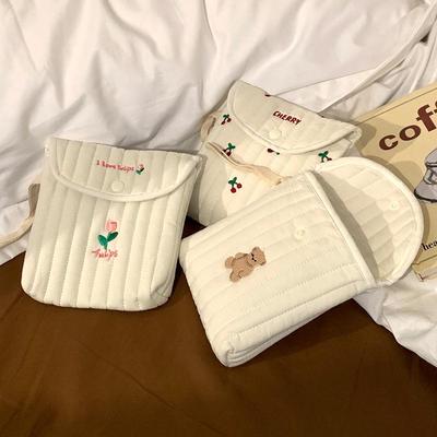 Adorable Mini Period Pad & Menstrual Cup Storage Bag for Students