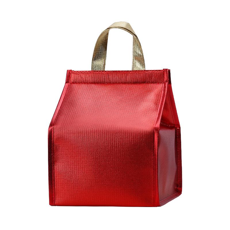 Tragbare Isoliertasche, faltbar, Kühlakku mit großer Kapazität, wasserdichte Aluminiumfolie, Kuchenlieferung, Picknick-Thermo-Lunch-Taschen