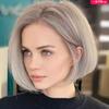 Front Bob Wig front lace wig, hot-selling Bobo head in Europe and America, short, natural daily full head cover