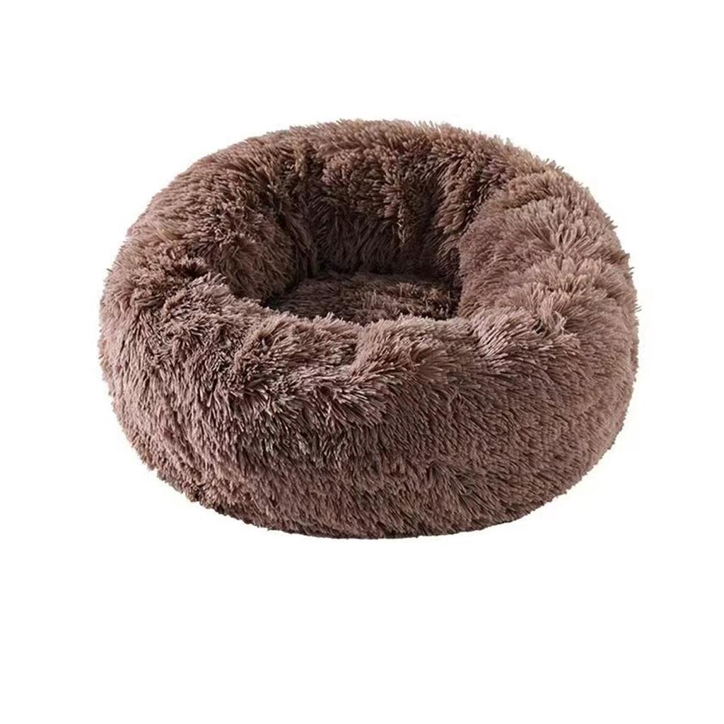 Pet Nest Winter Thicken Plush Warm Pet Nest for Samll Dogs Cats Round Cat Nest Dog Bed Kitten Puppy House Pet Supplies 40CM