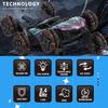 Scientoy Remote Control Car, 2.4Ghz RC Stunt Car Toys for Boys Girls Ages 6-8-10 with Lights Music Spray, 8 Wheels All Terrain R