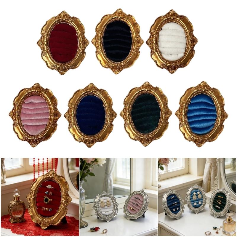Elegant Resin Jewelry Display Stand For Necklaces Earrings And Bracelets
