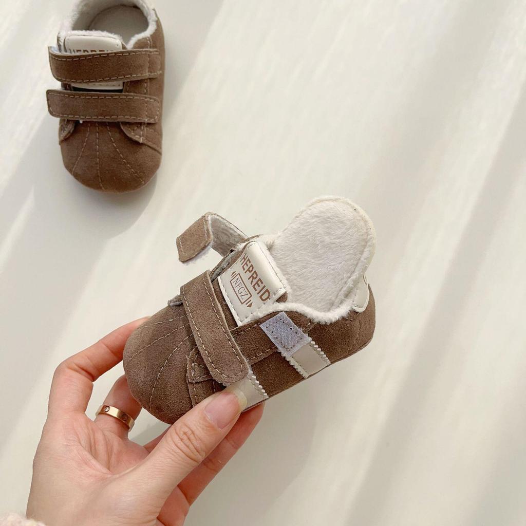 2025 Winter Kinder Weiche Sohle Deutsche Trainings-Gehschuhe - Mit Samt, Warm für Jungen & Mädchen