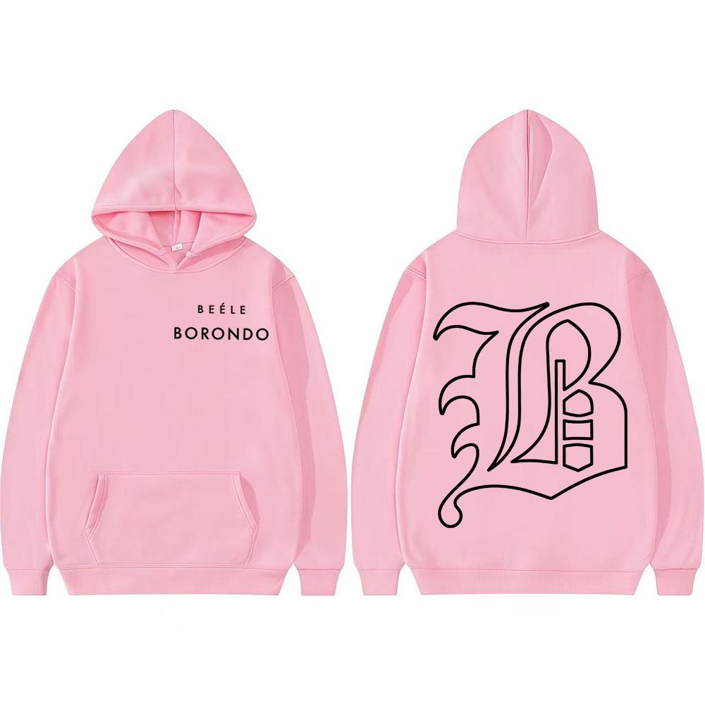 Rapero Beele Borondo Logo Merch sweatshirt Men's fashion Hip Hop High-quality hoodie Men's comfortable Sweatshirt