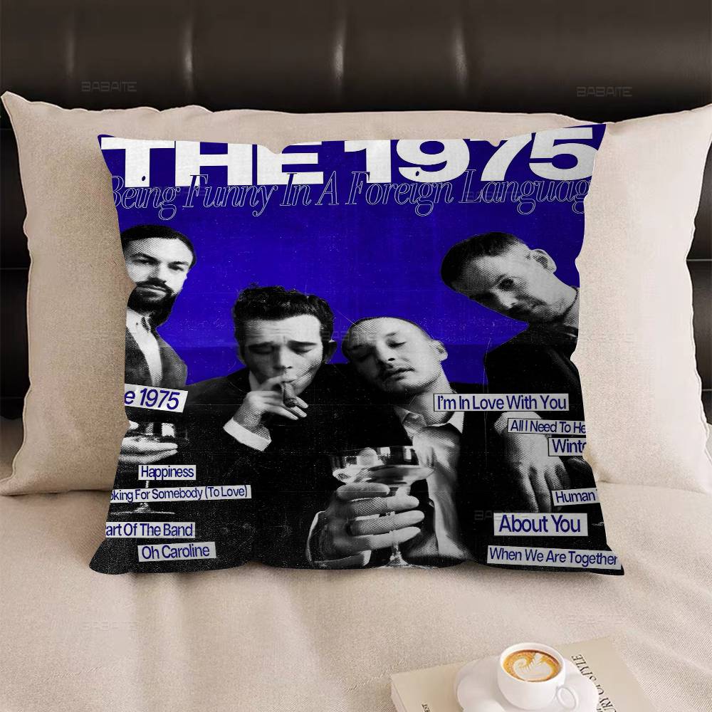 The Rock Band Cushion Cover Car Throw Pillow Case For Sofa Car Christmas Gift xcm xcm