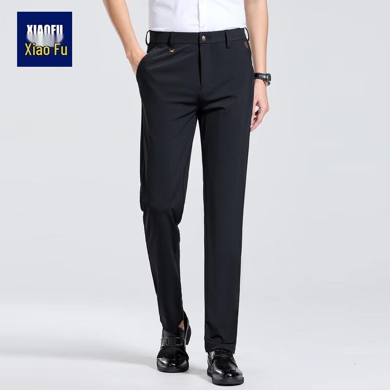 

Men s Wrinkle-Resistant Straight-Leg Business Casual Pants 32