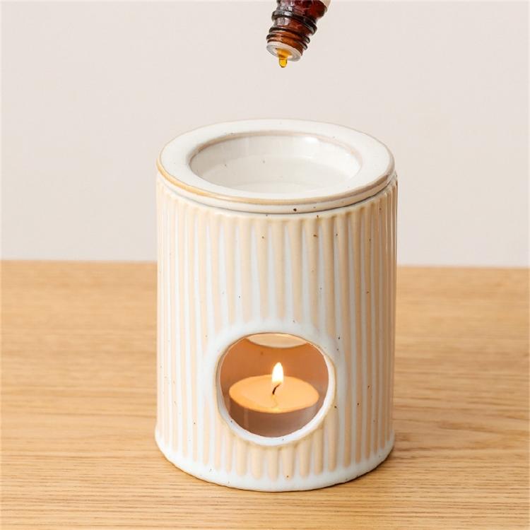 Classical Ceramics Split Aromas Diffuser Essential Oil Burners Fragrances Tealight Candle Holder for Stress Relief