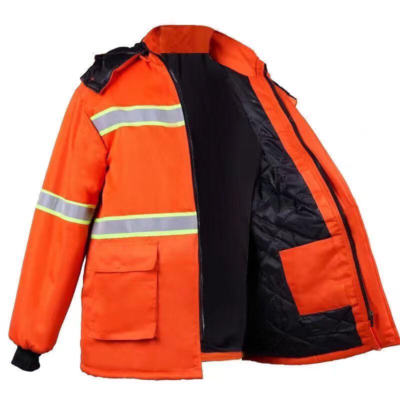 Shield Guard High-Visibility Warm Sanitation Work Jacket