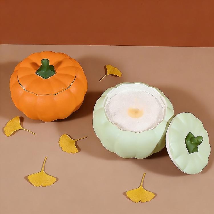 Easy Release Jewelry Organiser Mold Round Shaped Storage Box with Lid Mould Pumpkin Candle Holder Crafting Supplies