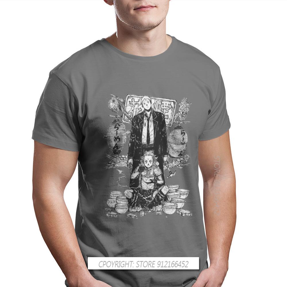 Dorohedoro Caiman Nikaido Manga Anime Novelty TShirt For Men Shin Noi O Neck Pure Cotton T Shirt Gifts Streetwear 3XL